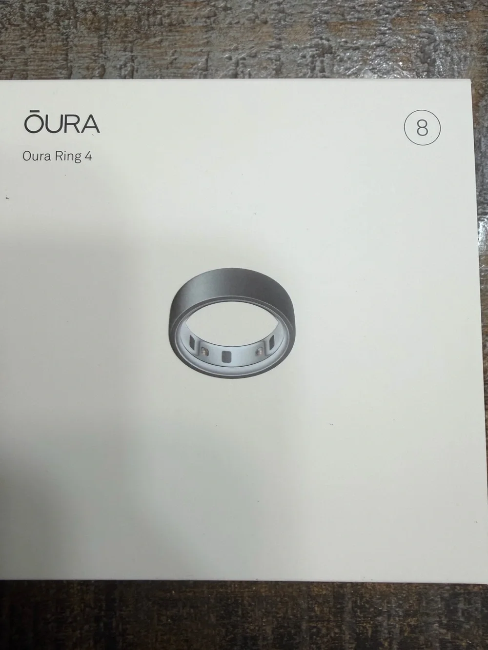 Oura Ring 4 Stealth size 8 Stealth Color Brand New never opened